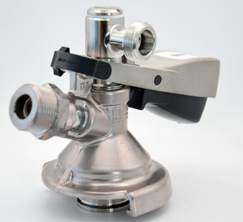 Neu Bier Zapfkopf Thekenanstich 90° Typ A Flach 3/4"  Keg Verschluss Micro Matic - Bild 4 von 9