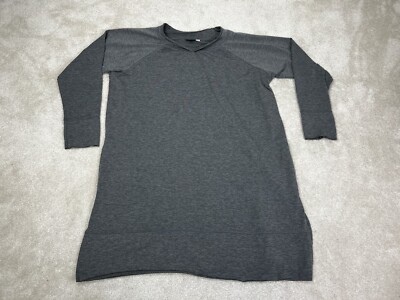 Coco & Carmen Dress Womens O Small Gray Cotton USA Made Sweater Ladies
