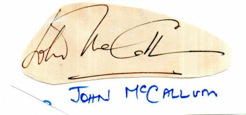 Signed Cards M Certified Original Collectable TV Autographs