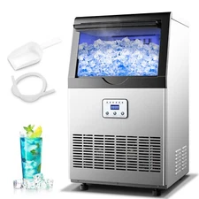 110Lb Restaurant Commercial Ice Maker Undercounter Freestand Ice Cube Machine