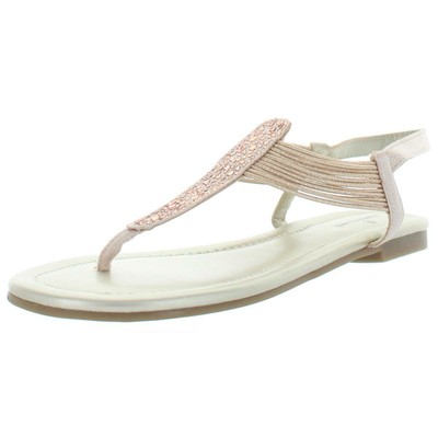 Bandolino Womens Kayte Pink Glitter Thong Sandals Shoes 8 Medium (B,M) BHFO 8570 696590822964 | eBay