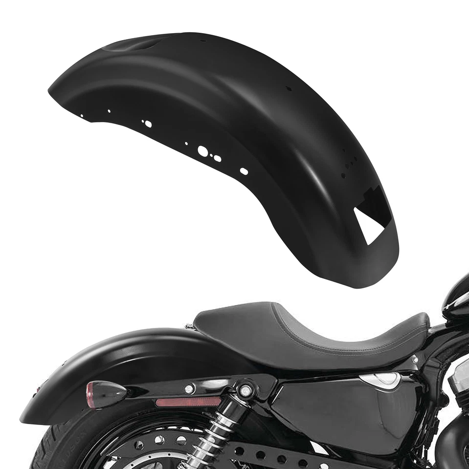 Guardabarros trasero apto para Harley Sportster XL 883 1200 Low Custom Roadster 2007-2009 Foto 4 de 4