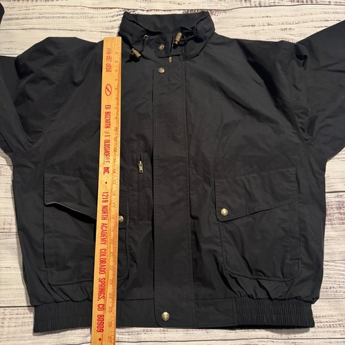 Vintage Tri Mountain Jacket Black Native American Embroidered Men's Size XL - Picture 9 of 12