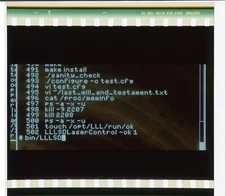 TRON Legacy 70mm IMAX Film Cell - (13165) DISNEY