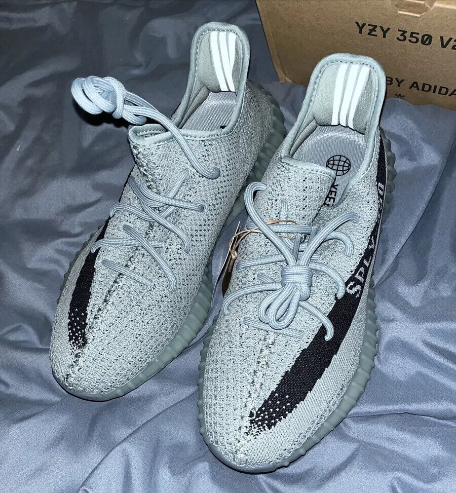 us 10 adidas yzy yeezy boost 350 v2 salt jade ash core black us 10 adidas yzy yeezy boost 350 v2 salt jade ash core black