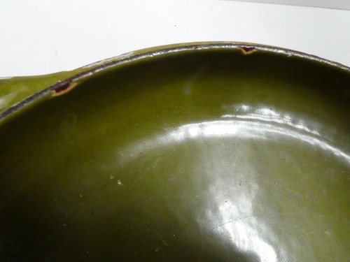 VINTAGE COPCO D2 DENMARK CAST IRON CREEN ENAMEL TUREEN BAKING CASSEROLE POT - Picture 11 of 11