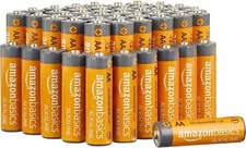 Amazon Basics 48-Pack AA Alkaline High-Performance Batteries, 1.5 Volt, 10-Year 