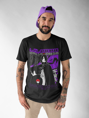 Sasuke Uchiha T-Shirt Naruto Jiraya Hinata Itachi Anime Horror