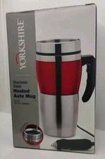 Stainless Steel Heated Auto Mug  Open Box  