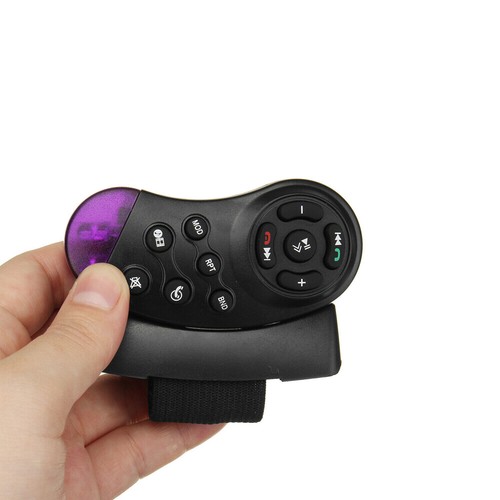 Universal Car Wireless Steering Wheel Button Remote Control For CD DVD GPS MP3 - Foto 2 di 12
