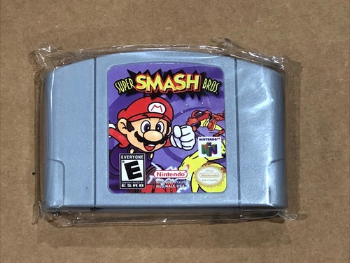 Super Smash Bros Videospiel Cartridge für Nintendo 64 Neu