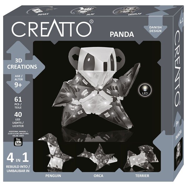 Thumbnail - Kosmos - Creatto Leuchtender 3d Panda Neu Ovp