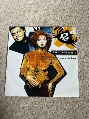 D MOB INTRODUCING CATHY DENNIS - C'MON AND GET MY LOVE - 7'' VINYL ORIG SLEEVE