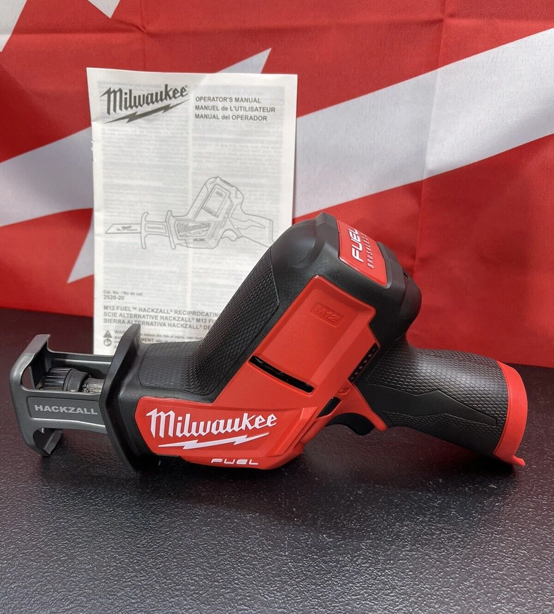 New Milwaukee Fuel 2520-20 12 Volt M12 Brushless Hackzall Reciprocating Saw  45242318827 eBay