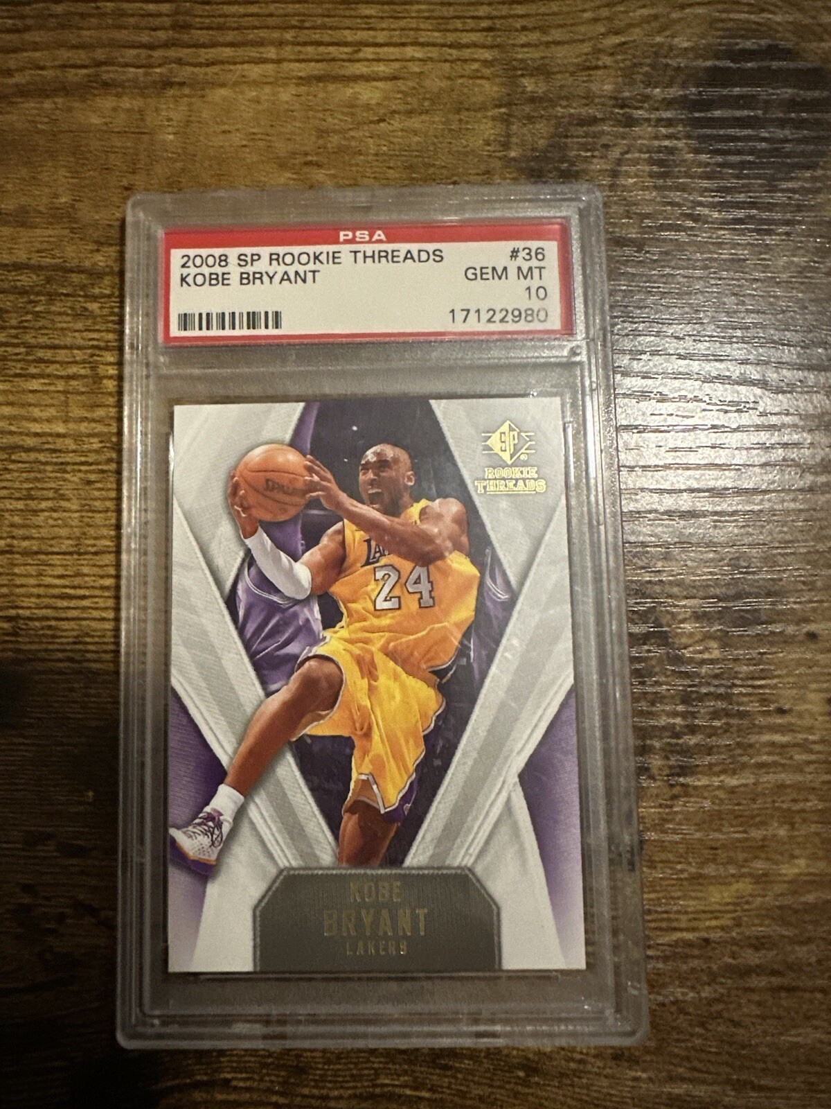 2008-09 SP Rookie Threads - #36 Kobe Bryant