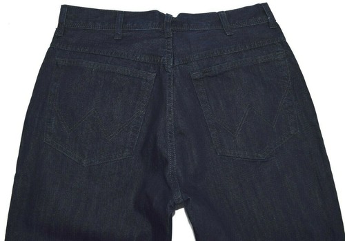 Wrangler Jeans Hombre Duradero Ajuste Regular W101 'Azul Oscuro' SEGUNDOS DE FÁBRICA WA20 - Imagen 9 de 10