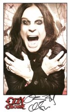 Ozzy Osbourne w/reproduction signature archival quality,  002