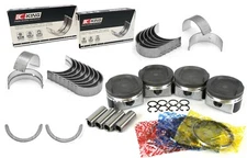 00-08 Toyota Celica Matrix 1.8L 1ZZFE  PISTONS RINGS KIT KING BEARINGS