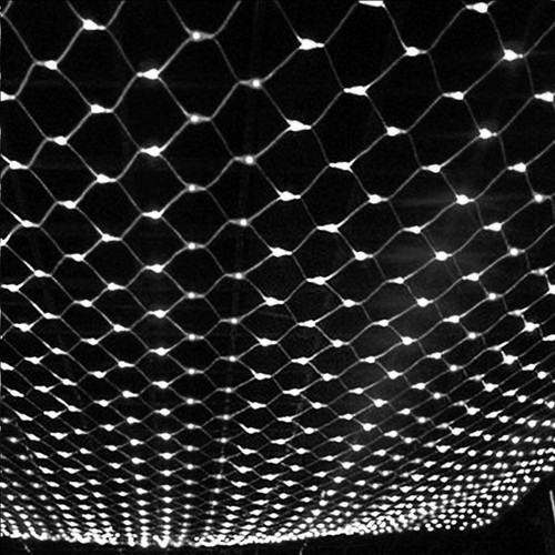 Solar LED Net Mesh Lights Curtain Home Party Garden AU Plug Christmas Deco Light - Picture 14 of 21