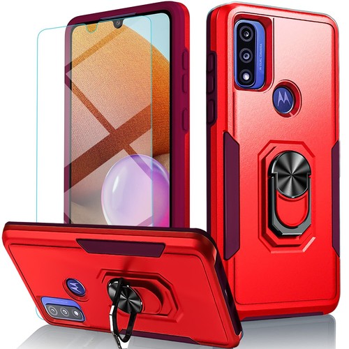 Coque téléphone pour Moto G Power 2021 2022 béquille + écran en verre trempé - Photo 82 sur 95