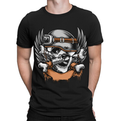 Revved-Up Chopper Biker T-Shirts für Männer lustig Motorrad Biker Unisex T-Shirt