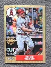 2022 Topps Chrome - 1987 Topps Baseball #87BC-1 Mike Trout MINT Free Shipping!