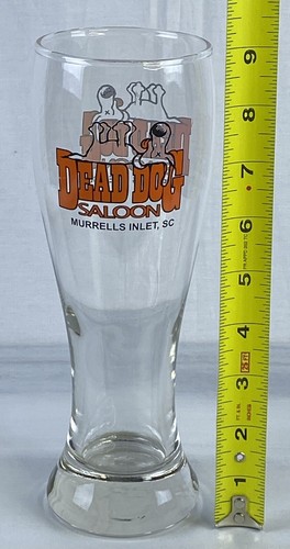 DEAD DOG SALOON BEER GLASS MURRELLS INLET SOUTH CAROLINA - Picture 3 of 6