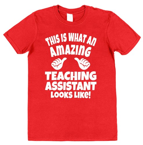 Amazing Teaching Assistant T-Shirt Gift for Teaching Assistant Present for TA - Picture 8 of 11