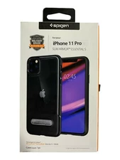 Spigen Slim Armor Essentials Clear Case For iPhone 11 Pro (5.8inch) Clear Black