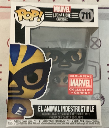 Marvel Corps Exclusive LUCHA LIBRE EL ANIMAL INDESTRUCTIBLE~ WOLVERINE 711 - Picture 2 of 3