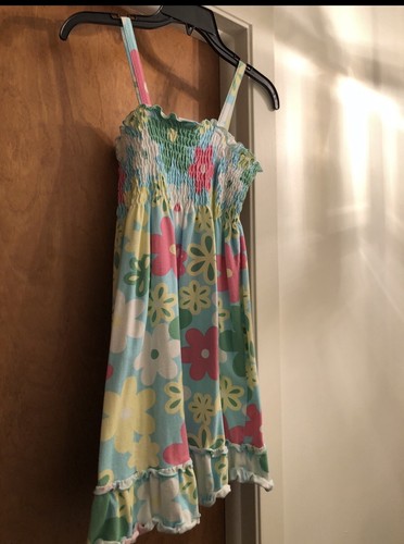 CIRCO Girls Pastel Floral Tube Top Tank Summer Sundress (Size M-7/8)(Great Cond) - Picture 2 of 2