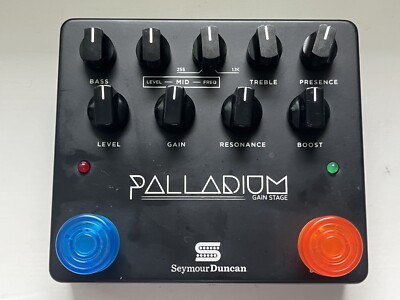 Seymour Duncan Palladium Gain Stage Distortion Guitar Pedal Black