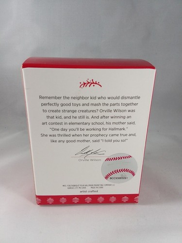 Hallmark Keepsake Boston Red Sox Baseball Jersey Ornament - Picture 2 of 4