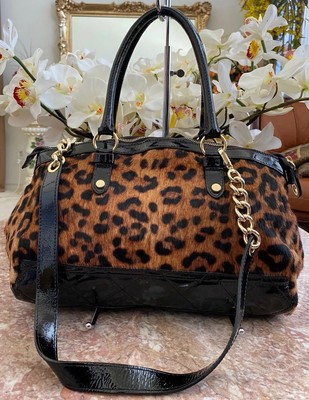 leopard print satchel