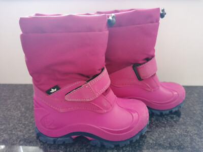 Lico Werro Kinder Schuhe Winterschuhe Gummistiefel , gefüttert , Größe 26 , pink