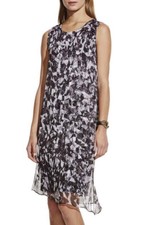 Vince Camuto Women's Cosmic Pale Fashion Broken Prism Overlay Dress Size XS 9609