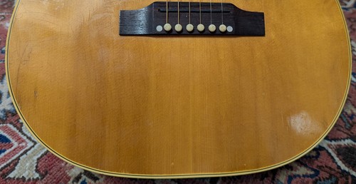 1963 Gibson F-25 Folk Singer Acoustic Guitar in excellent condition with orignal - Picture 4 of 6