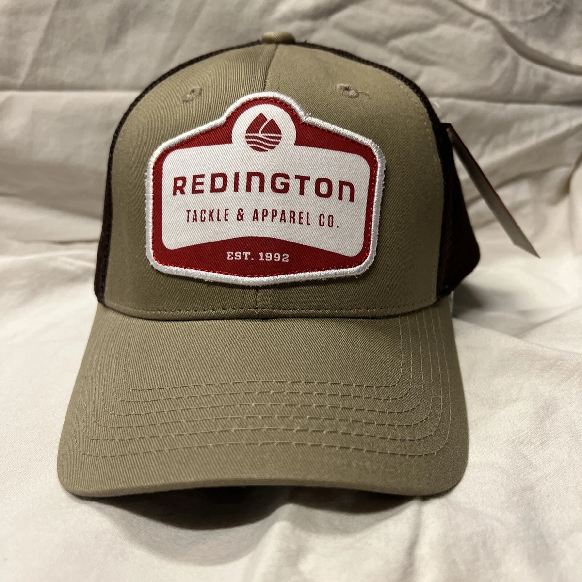 Redington Brown Tan Fishing Casual Cap Hat Men s Adults Trucker