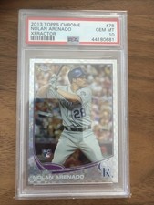 2013 Nolan Arenado Topps Chrome Xfractor RC Rookie #78 PSA 10 Gem Mint