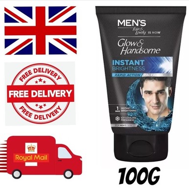  100g Herren Fair & Lovely Glow Hübsche Hautaufhellung Aufhellung Gesichtswäschung