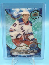 #178 Tarmo Reunanen 2021-22 Upper Deck Ice #/799 Rookie Green