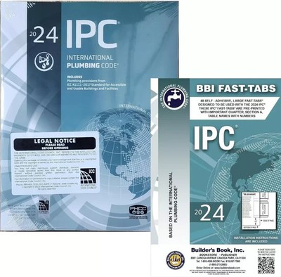 2024 IPC International Plumbing Code with BBI Fast Tabs Builders Paperback