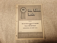 INTERNATIONAL HARVESTER CUB CADET TRACTOR ROTARY MOWER POWER TAKE OFF MANUAL