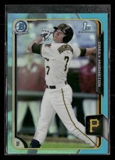 2015 Bowman Draft #9 Casey Hughston Chrome Blue Sky Refractors