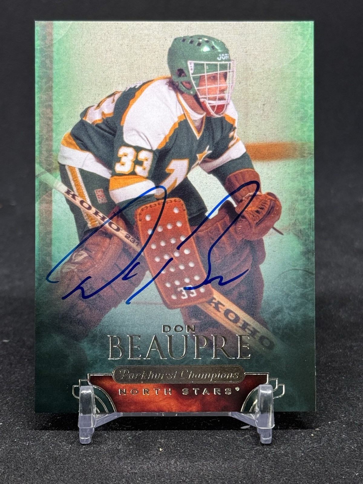 2011-12 Upper Deck Parkhurst Champions Auto Don Beaupre #79 Autograph