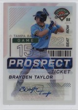 2024 Panini Prospect Edition Silver Prizm Signatures Brayden Taylor Auto 16wc