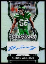 2024 Panini Prizm #SS-QWS Quincy Williams Significant Signatures Silver Prizm