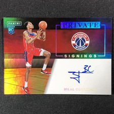 Bilal Coulibaly 2023-24 Panini Noir RC Rookie Private Auto #PS-BIL