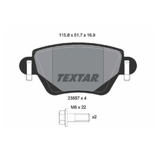 Satz Bremsbeläge Bremsklötze hinten für Renault Kangoo KC0/1 FC0/1 | 24514892