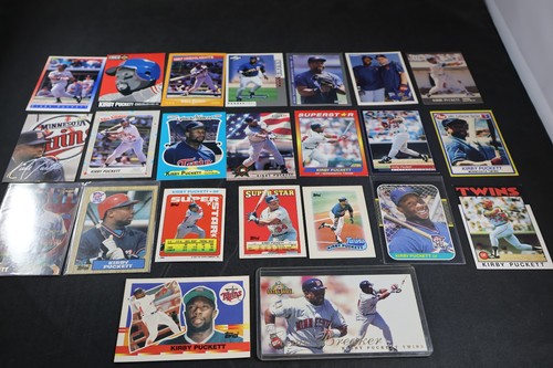 Kirby Puckett 131 verschiedene Karten Lot - Lot #1190
